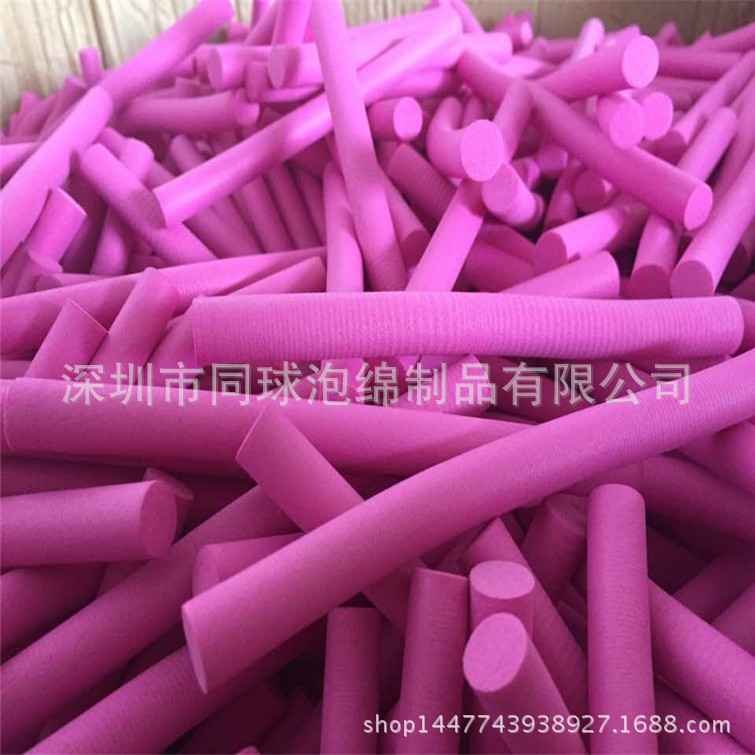 工厂EVA儿童游戏泡棉浮力棒 爬行支撑epe海绵柱子大红色