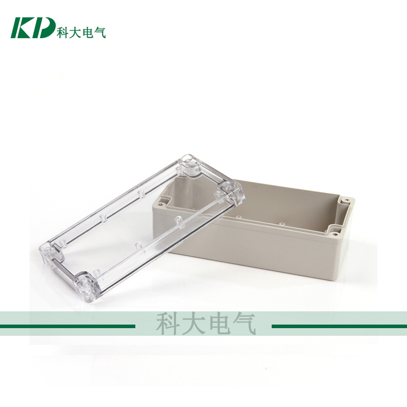 KD-AT-0816-s80*160*55mm塑料透明防水电气盒 电工接线盒