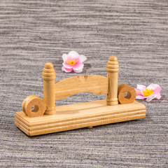 Special Wooden Stand for Chinese Style Folding Fans, Wooden Fan Accessories, Craftsmanship Fan Base, Redwood Style Folding Fan Stand