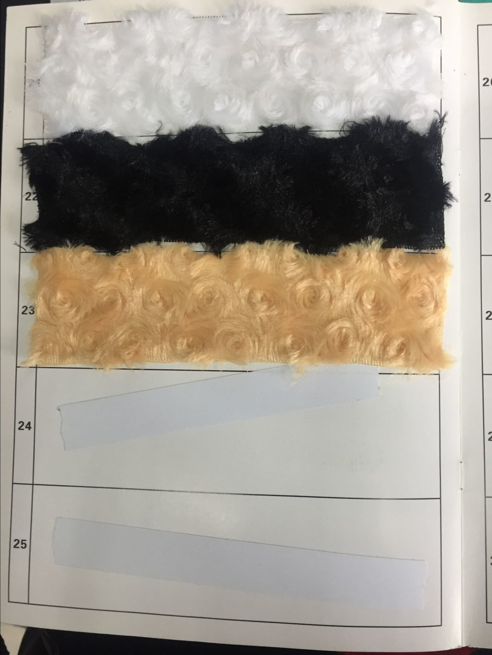 Suministro cepillado PVVelvet engrosada cepillado super suave Rosa terciopelo urdimbre tejido de terciopelo de punto Zapatillas Zapatos y sombreros tela de juguete de peluche