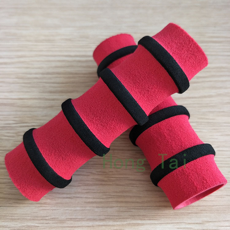 优质丁睛橡胶管 橡塑海绵 儿童自行车NBR发泡手把套 双色泡棉握把