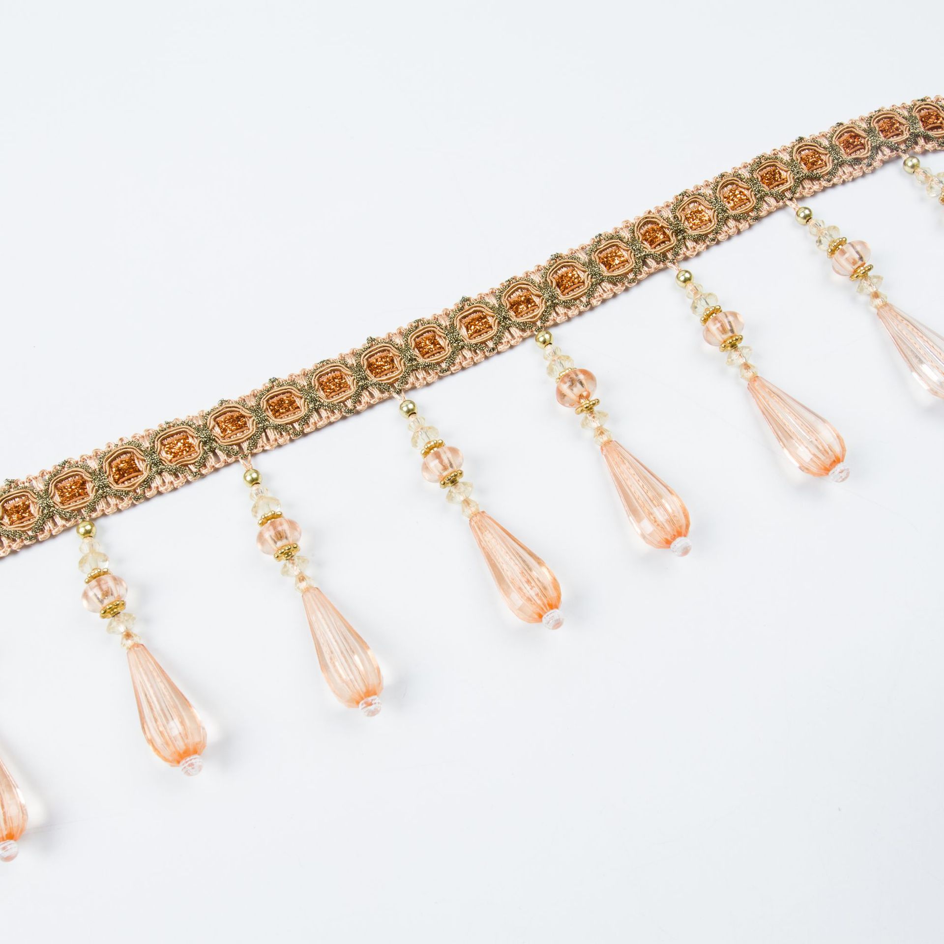 厂家直销/新款长水滴花边/精品窗饰花边配件辅料批发