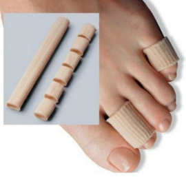 透气纤维硅胶脚趾/手指保护套鸡眼套 拇指外翻矫正 脚趾护理