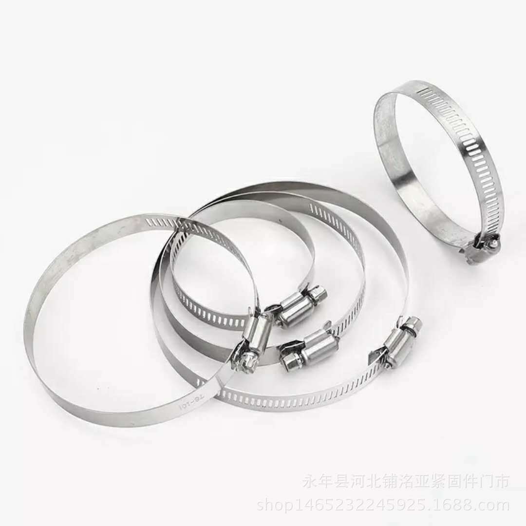 洺亚·厂家直销美式不锈钢喉箍小中大美201304全钢半钢卡箍管卡-阿里巴巴