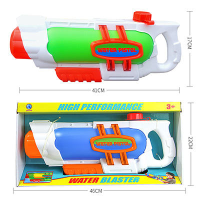 Yimei nueva pistola de agua de presión directa de alta presión playa para niños serie de juguetes al aire libre gran rango de almacenamiento de agua Festival de salpicaduras de agua larga