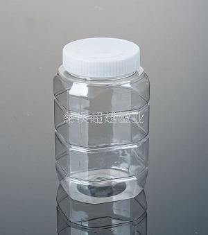 1000g方 普通全透明方蜂蜜瓶 pet塑料瓶 干果瓶(A6)
