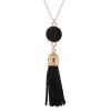 Ethnic pendant with tassels, sweater, necklace, ethnic style, wholesale