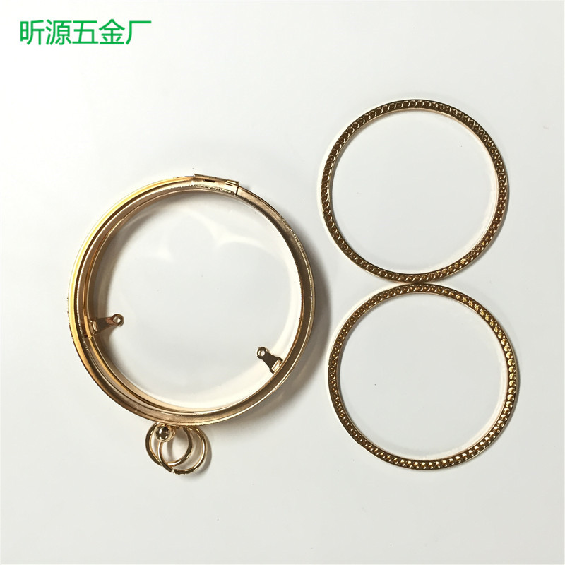 昕源五金厂供应圆形包五金框手拎包五金夹欢迎咨询定制