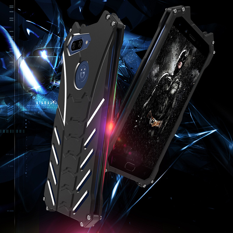 R-Just Batman Shockproof Aluminum Shell Metal Case with Custom Stent for Gionee S10