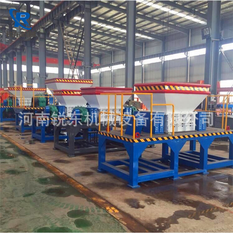 厂家直销大型油桶金属撕碎机 垃圾编织袋撕碎机 彩钢瓦撕碎机