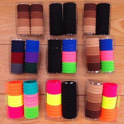24 box-packed High elasticity seamless Hairpin colour Seamless Hair rope Specials will not be returned