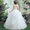 Wedding dress new Korean style shoulder bride white