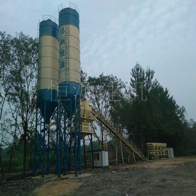 甘肃兰州HZS60商品砼站 JS1000混凝土搅拌站 1方混凝土搅拌机价格