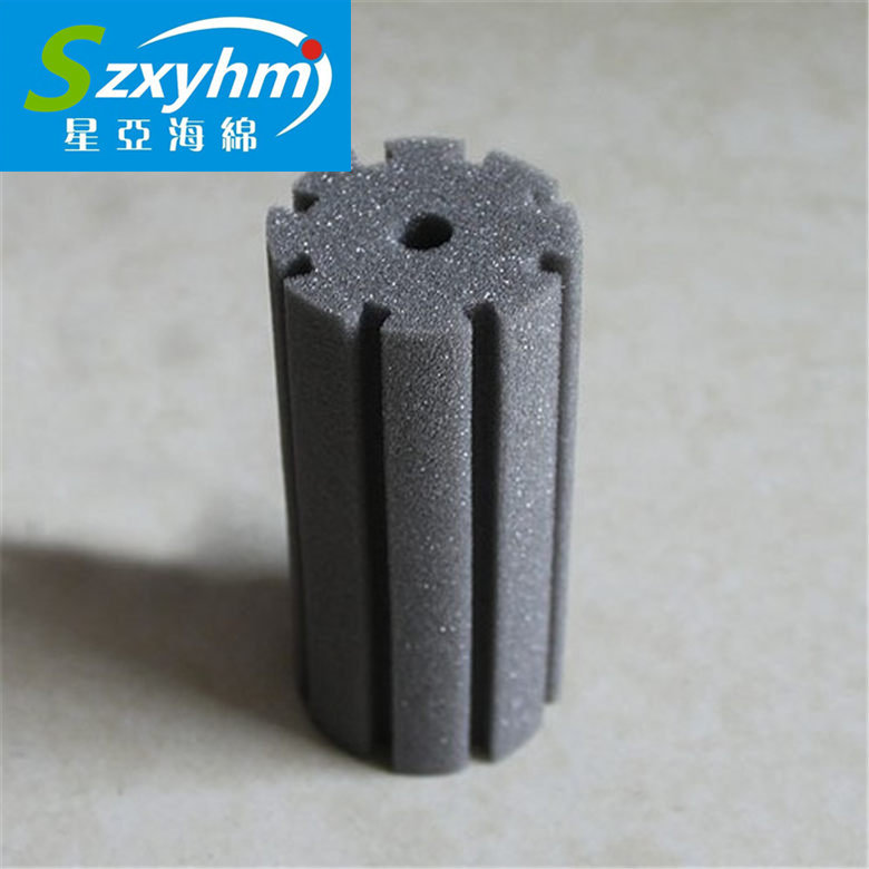 供应高密度耐高温海绵柱冲压模具实心棒微孔泡棉海绵柱