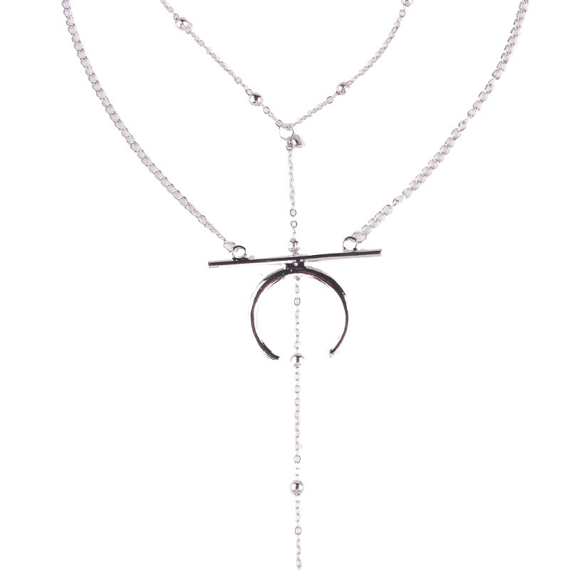 Occident and the United States alloy plating necklace (Gold)NHJQ9269-Gold