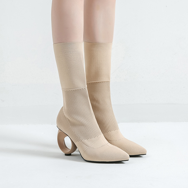 Bottes femme XINGSHIFANG en Laine - Ref 3354718 Image 16