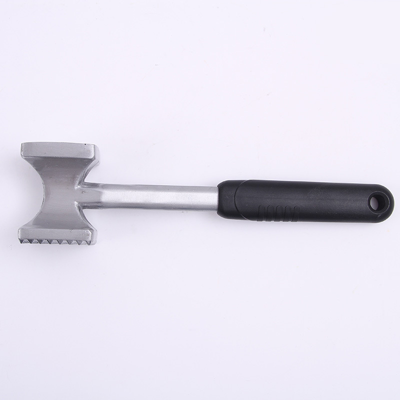 Chuangxin gadget de cocina aleación de aluminio cuadrado martillo de carne de doble cara hogar martillo de carne de pino al por mayor