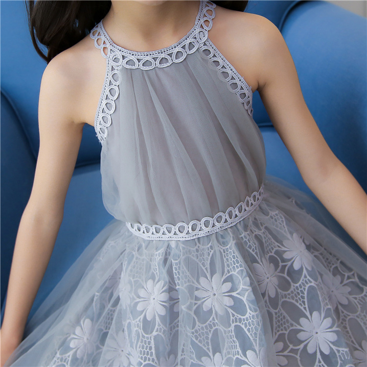 2018 Baby Flower Girl Dresses Princess Lace Wedding Party Pageant Formal Dress Kids Prom Homecoming Tulle Dresses 2-10Y 31