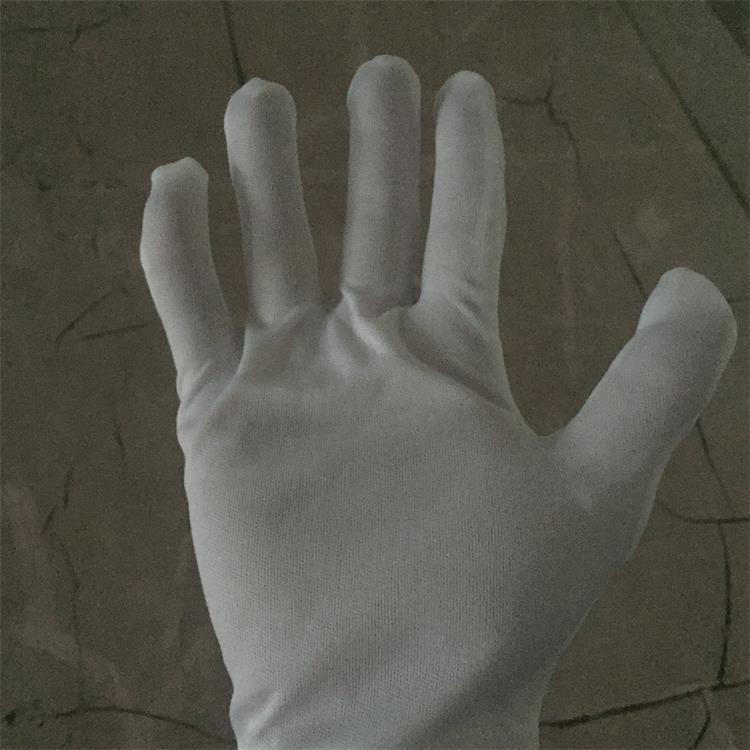 厂家现货可供电子劳保化妆品包装玻璃礼仪文玩涤纶尼龙作业手套