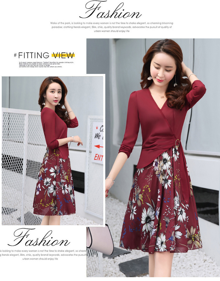 欣贝拉，2017新款春装，连衣裙，两件套，