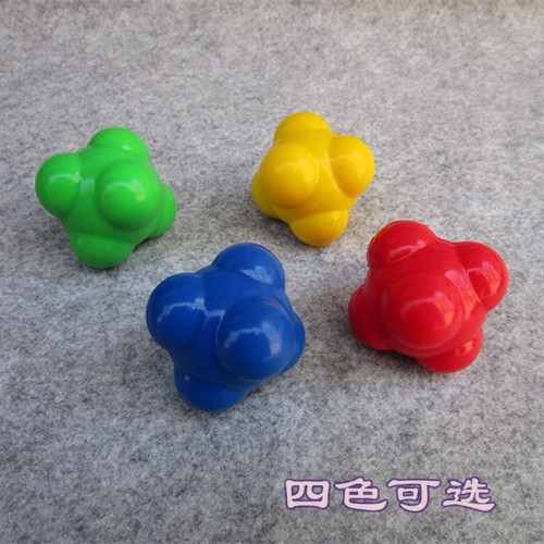 Silicone hexagonal ball, speed and agility training, hexagonal reaction ball, smart and sensitive ball