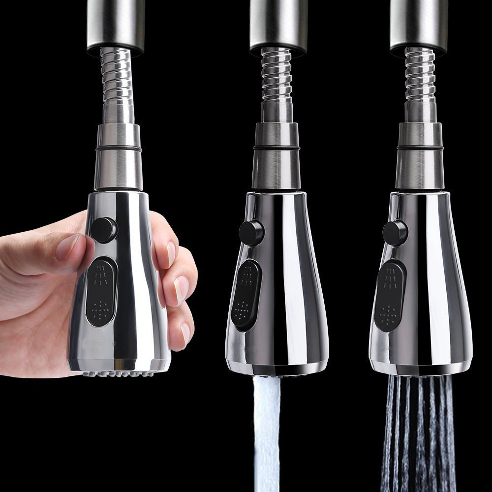 Factory bathroom sink, pull-out faucet, pull-out kitchen showerhead, three-function, can pause the pull-out showerhead undefined