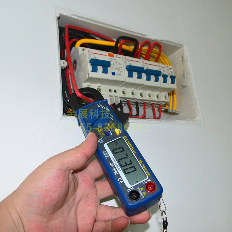 CEM华盛昌DT-9702钳型万用表10ma分辨率200A交直流数字钳形电流表|ms