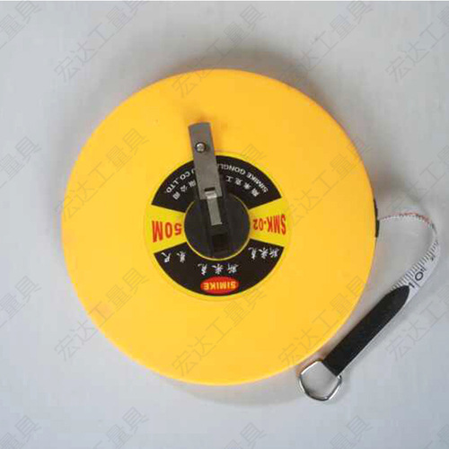Manufacturer wholesale 20 meters 30 meters 100 meters fiber ruler pull ruler hand leather tape measure 50 meters tape measure