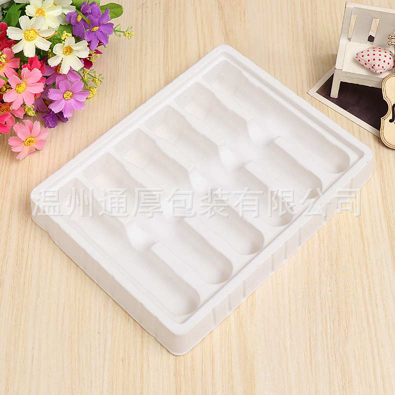 厂家定制 ps植绒吸塑内托 化妆品塑料包装盒 可加印logo