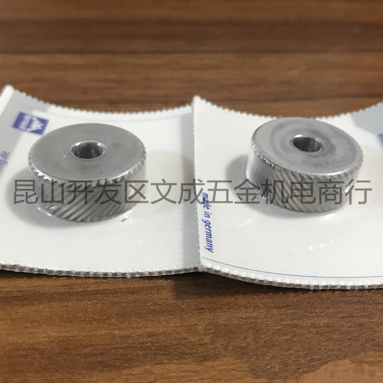 德国ZEUS滚花轮 双轮网纹 斜纹滚花轮 BL/BR45度 20*8*6 P=1HSS