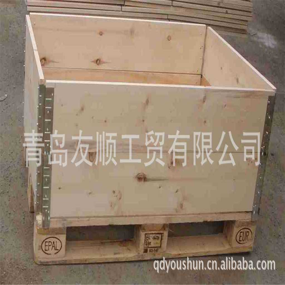 青岛木箱可拆卸木箱实木托盘品质值得信赖 青岛木箱木架