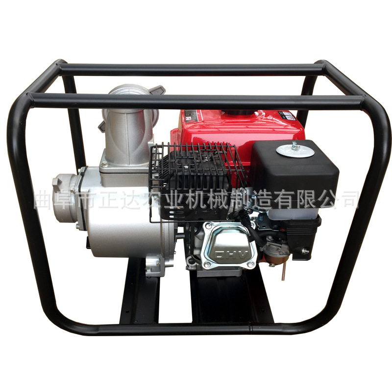优质汽油抽水泵卧式离心泵铸铁离心泵正达牌动力汽油抽水泵