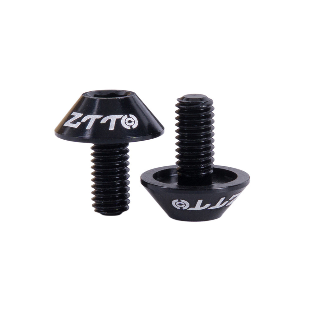 ZTTO Bicicleta M5 * 10 Tornillo de aleación de aluminio Bicicleta de montaña Soporte para botella de agua Estante de bicicleta Equipo de tornillo