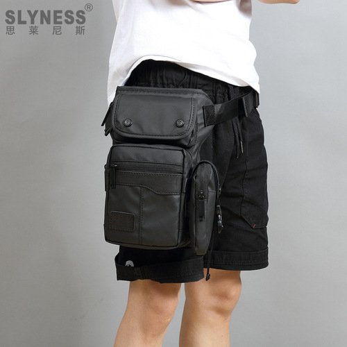 Cross-border exclusive men's chest bag, waterproof and wear-resistant, European and American sports leg bag, casual Oxford cloth fashion waist bag