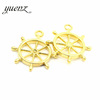 Yuenz diy jewelry accessories boat rudder pendant retro alloy bracelet accessories foreign trade thermal sales H02