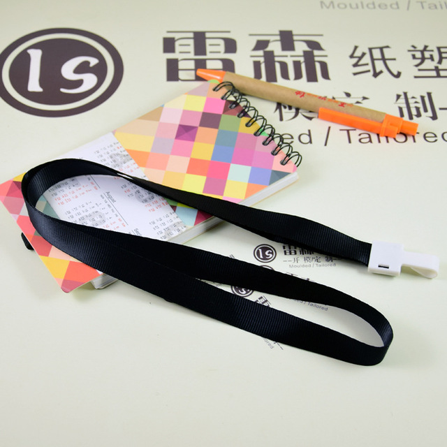 Bán buôn khóa đàn hồi 1,5cm sling nhựa đầu thẻ dây ngực thẻ với giấy chứng nhận dây buộc in logo Dây buộc thẻ làm việc