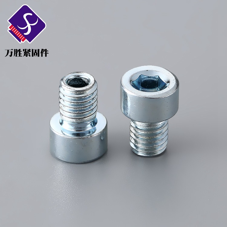 M10空心螺丝打孔螺栓细牙螺管穿线穿孔沉头螺母厂家直销