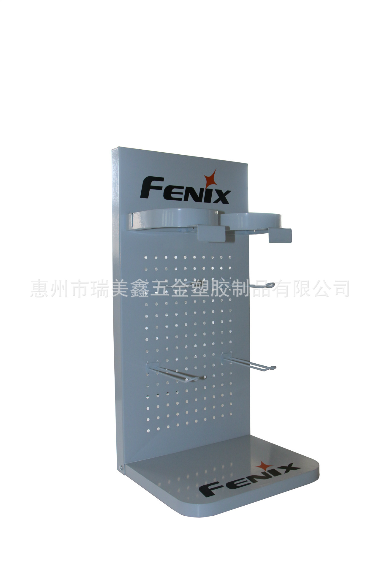 加工生产 定制高端商品展示架 洞洞板置物展示架 电筒挂钩展示架