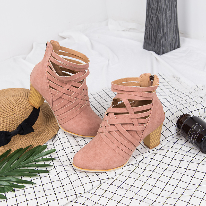 Bottes femme en Daim - Ref 3354918 Image 4