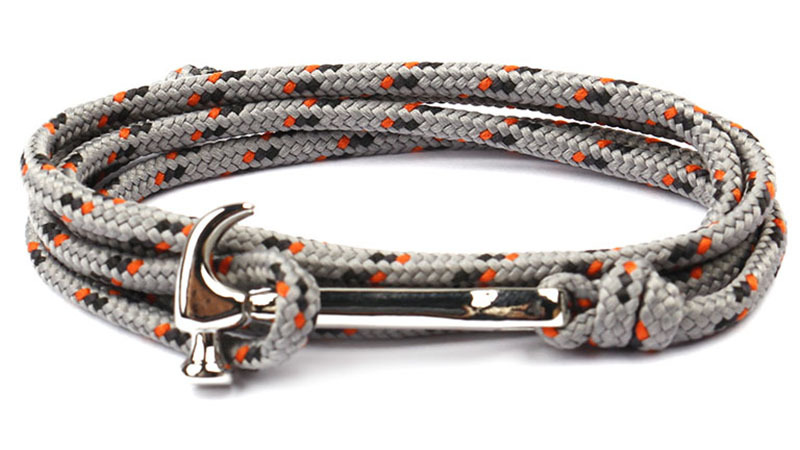 10g Weight Bracelets Classification Alloy, rope Chain Material 1 Piece Quantity Holiday, Daily, Street Occasion Alloy, rope Material Shark Pattern Men's Gender Layered Design Casual, Simple Style Style Casual Simple Style Shark Alloy Rope Layered Men's Bracelets Men's Chain Bracelets 22