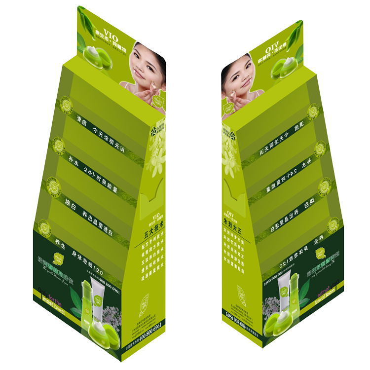 专业生产日用品类的纸货架 纸展示架|ru