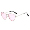 Metal sunglasses, trend glasses solar-powered, cat's eye, European style