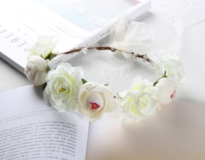 New Fashion Bohemian Flower Headband Bridal Photo Headwear display picture 3