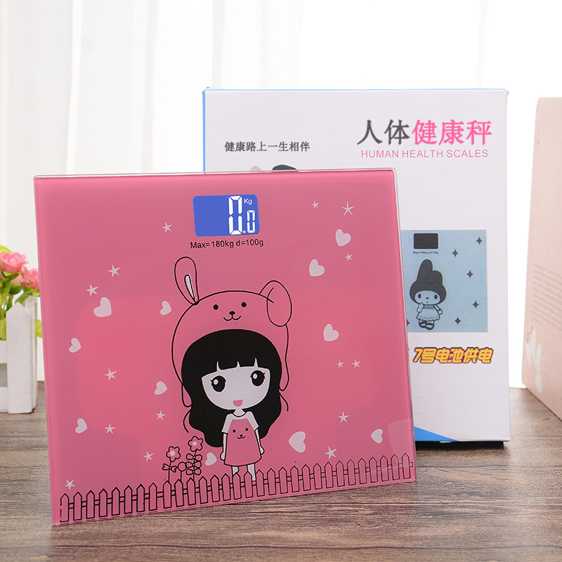 电子称体重秤家用电子秤人体称称重仪减肥称成人精准称重体重计0
