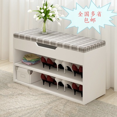 简约现代换鞋凳多功能收纳储物凳门口鞋柜鞋架穿鞋凳子特价批发|ru