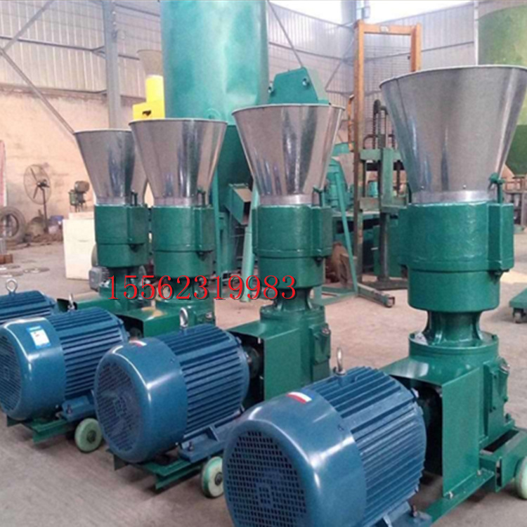 农作物饲料造粒机 牛马羊饲料颗粒机 秸秆燃料颗粒机原理