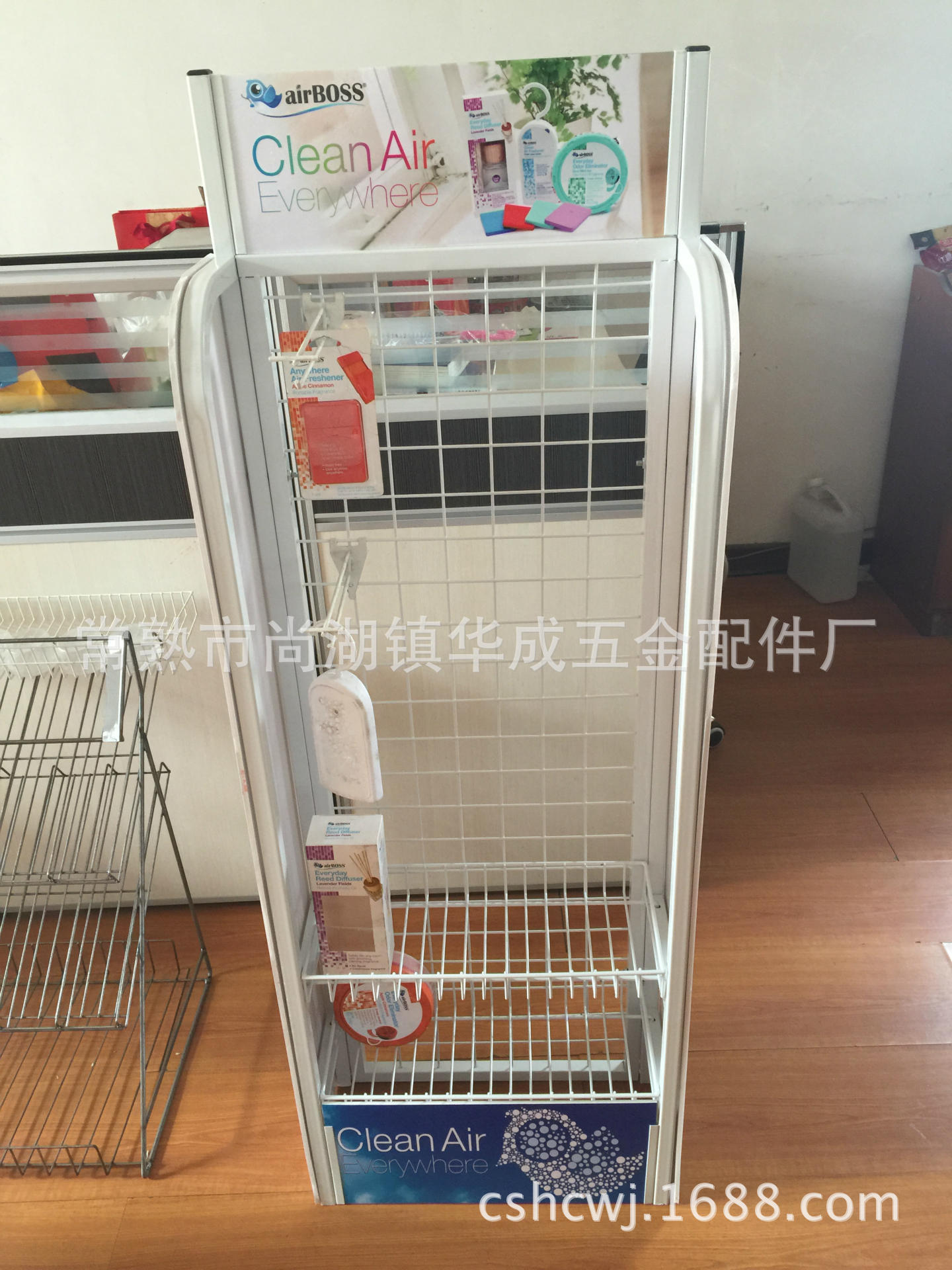 工厂供应家居用品金属展示架可拆卸组装方便可根据客人要求做