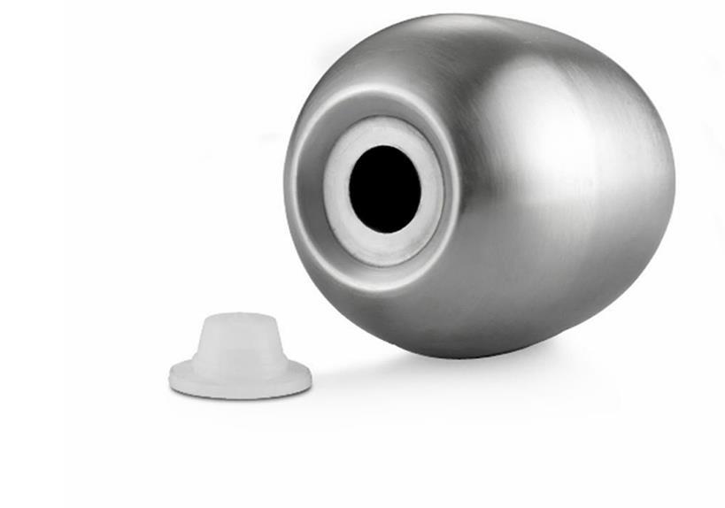 Egg-shaped Stainless Steel Seasoning Jar Single Hole Three-hole Pepper Shaker Salt And Pepper Shaker display picture 4