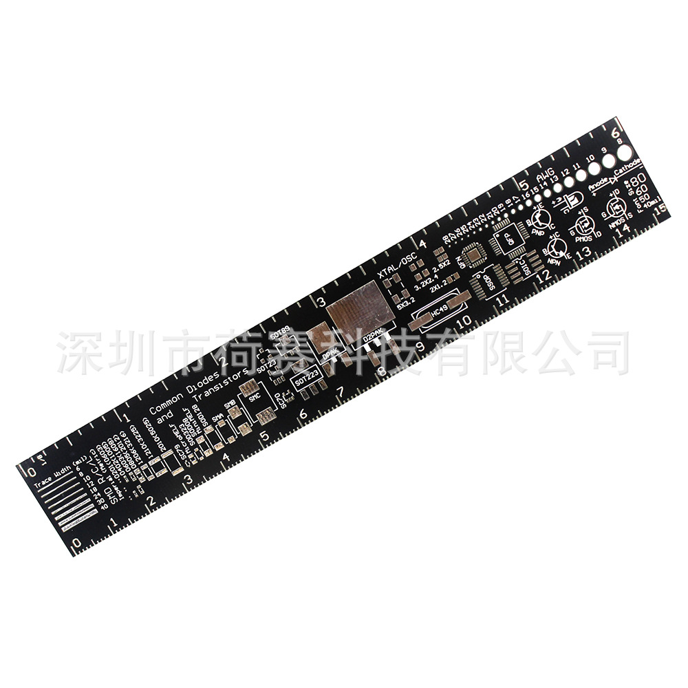PCB Ruler 电子工程师用尺 封装单位 直尺 计量尺寸 长度-阿里巴巴