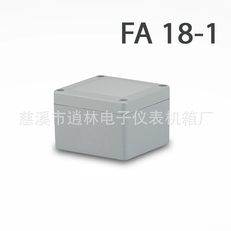 Водонепроницаемая коробка из литого алюминия, распределительная коробка для наружной распределительной коробки, клеммная коробка из алюминиевого сплава FA-18-1, 60*75*80 мм